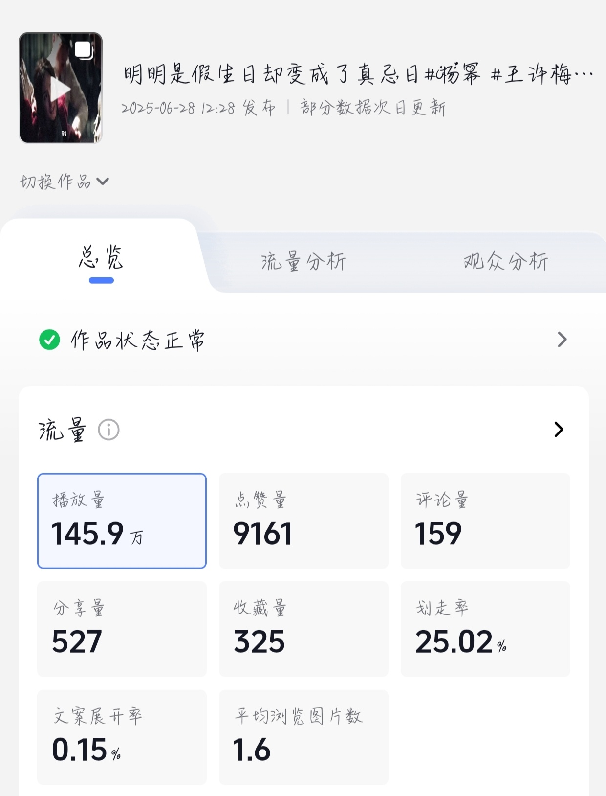 有人能告诉我 这个数据是正常的吗[费解] ​​​