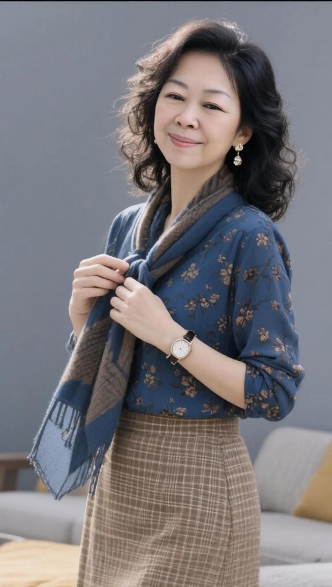 AI暖调写真 ai创作 气质女人