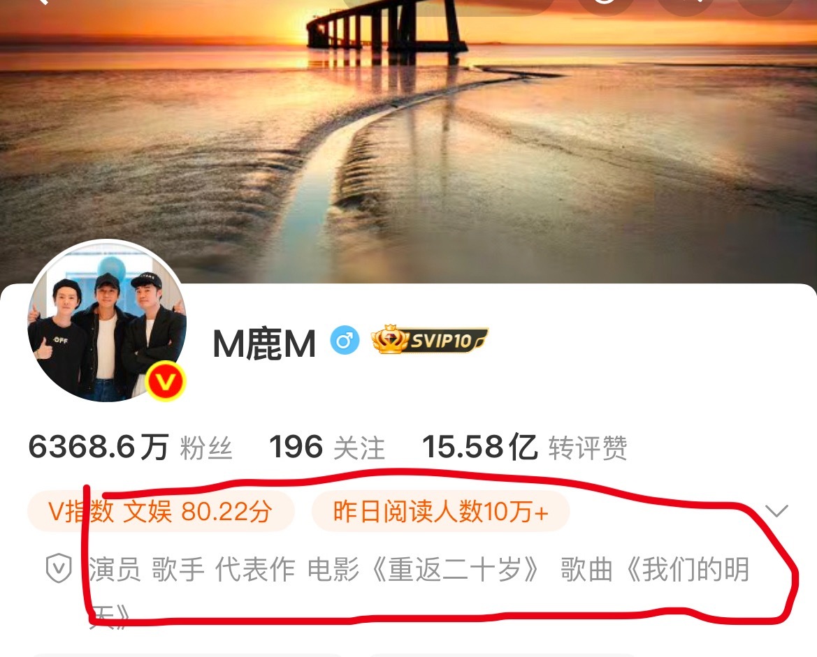 工作室那一群也打心底也不认同鹿晗演员这个身份吧不是只一次开始只提歌手头衔想想又更