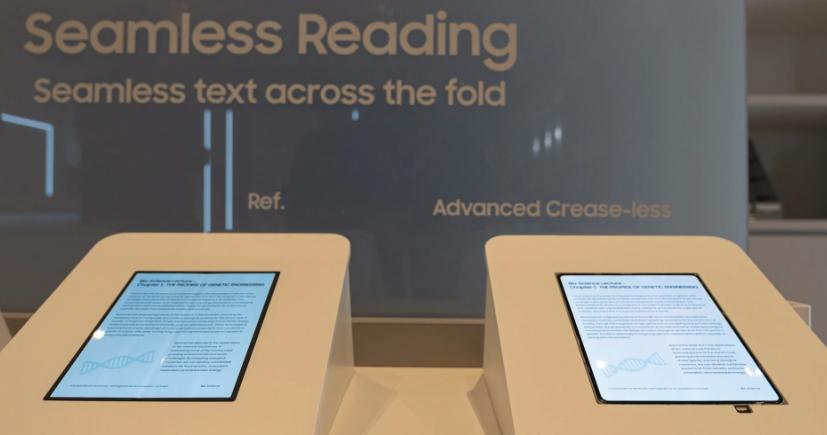 三星正在通过双层超薄玻璃（UTG）结构优化折叠屏技术，力求在新一代Galaxy 