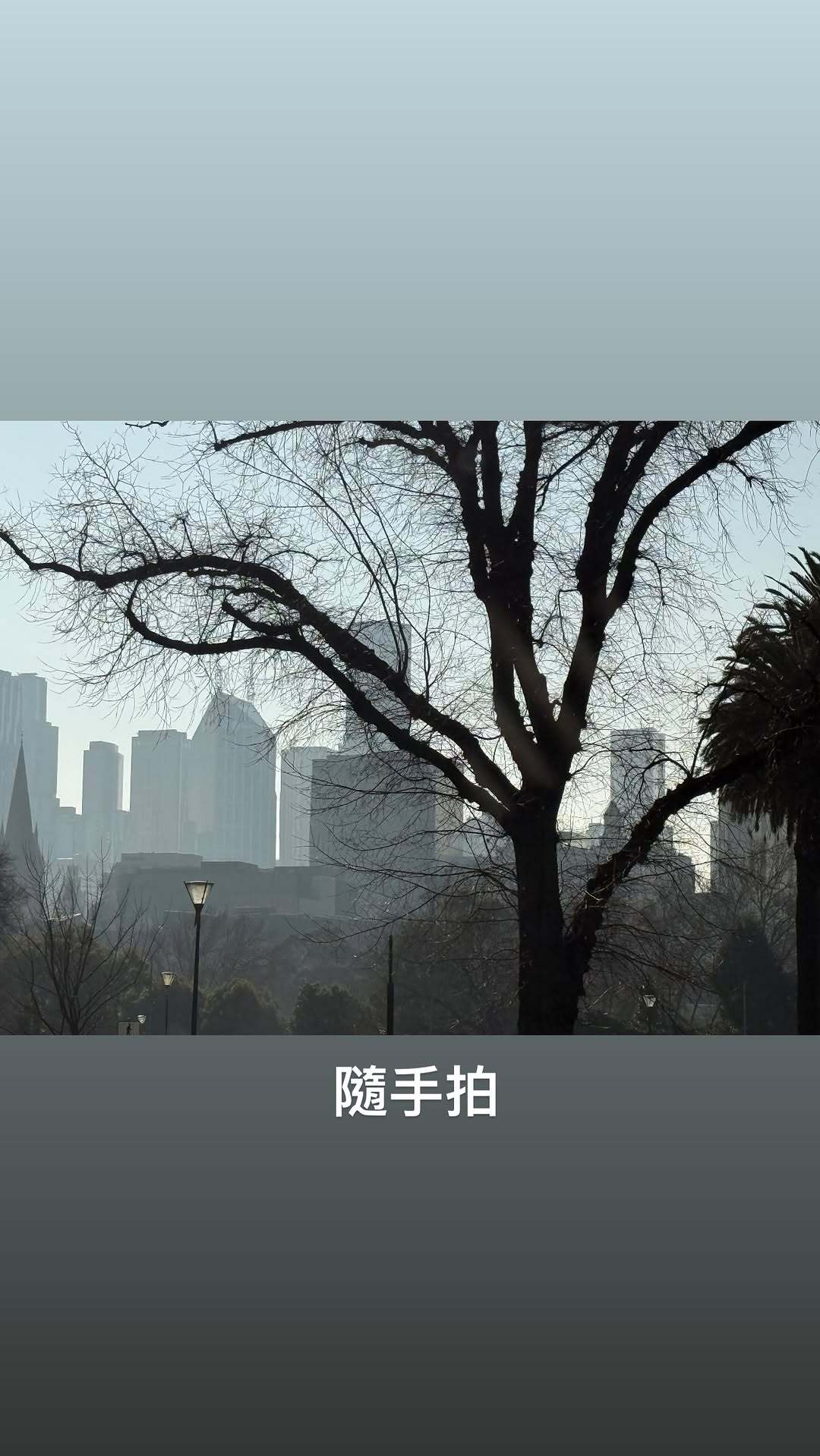 杰伦：天气不错 随手拍 