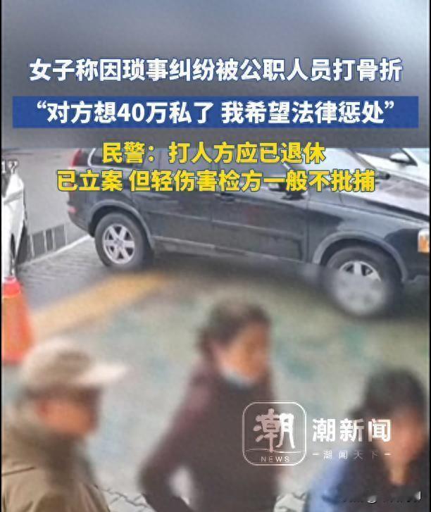 [撒花]公职夫妻街头暴打女店主，40万私了被拒，退休身份竟成"护身符"？

这起