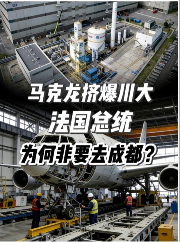 家人们快看！马克龙在四川大学被学生围得里三层外三层，手都快握不过来了，笑得嘴都合