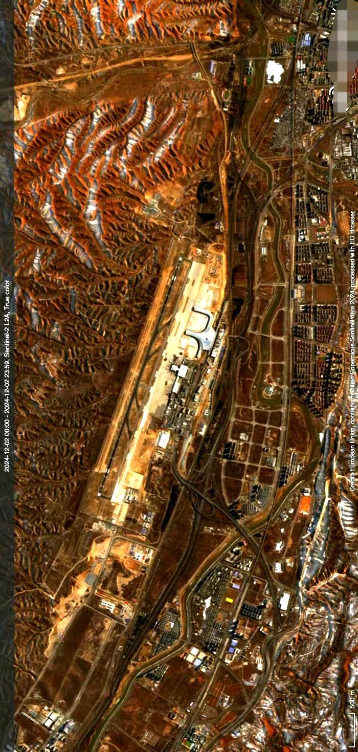 青海省西宁市机场最新卫星图（12.02）