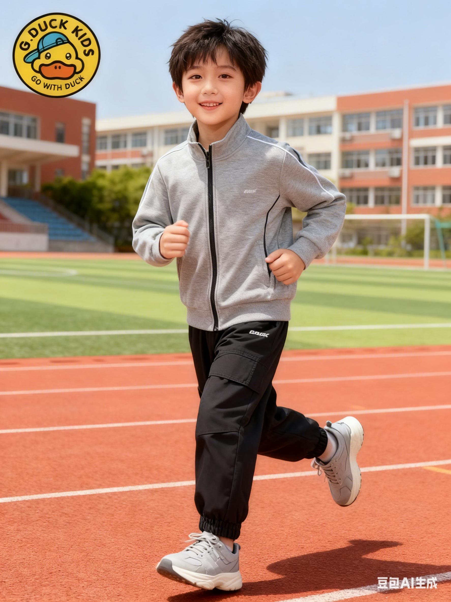 小黄鸭冬款儿童五防棉裤冲锋裤加绒加棉防水