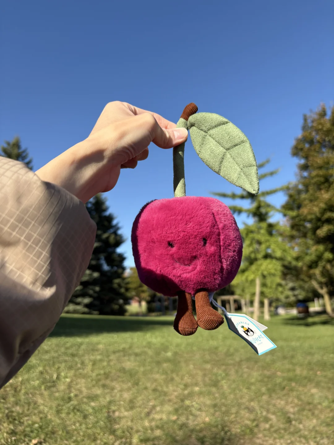 Jellycat 🍒碰上了好天气！