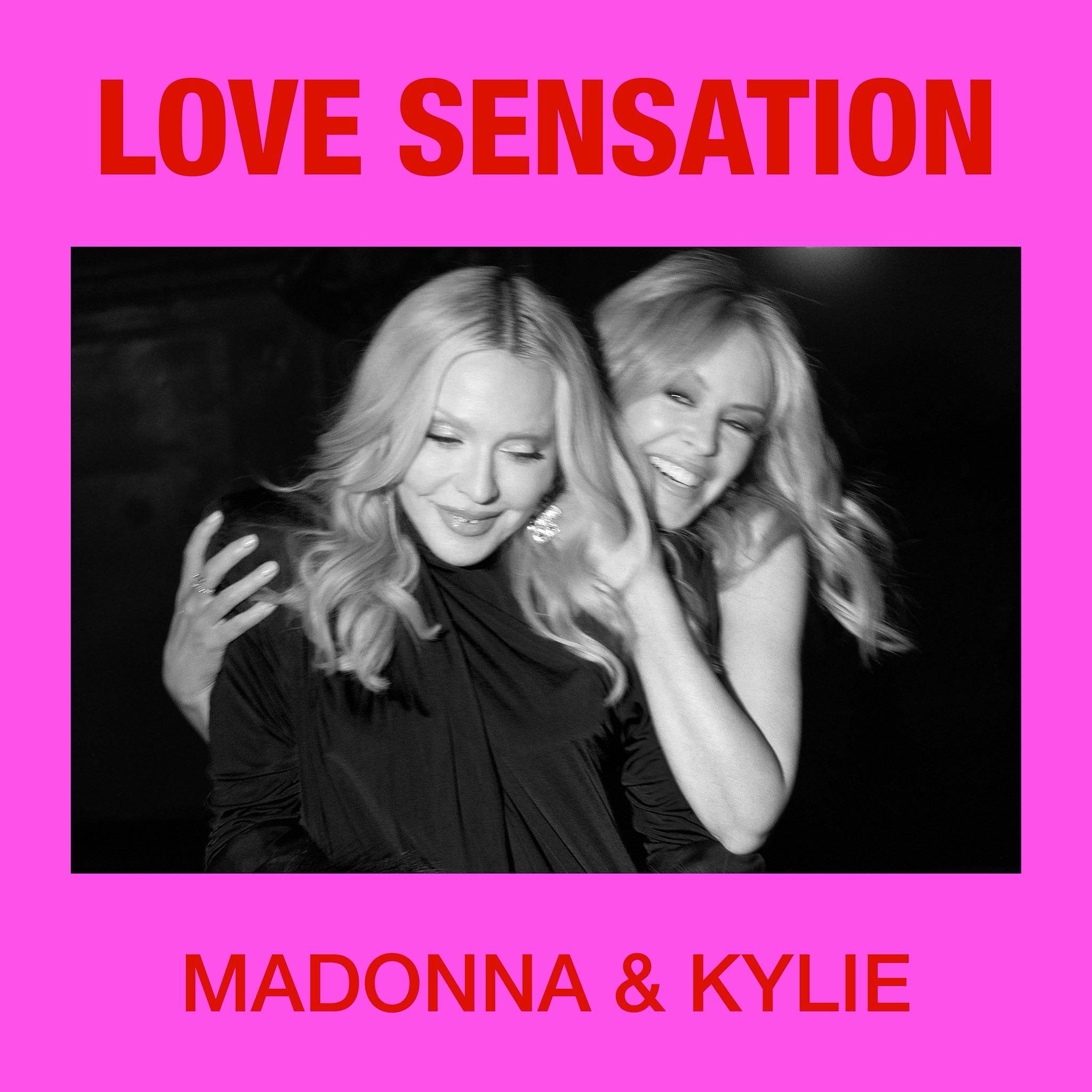 麦奶Madonna与Kylie Minogue合作单曲《Love Sensati