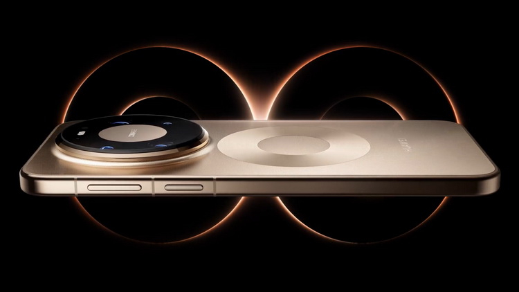 从宣传视频中我们可以看到Mate80首推颜色是土豪金，属于直屏手机，机身背面有一