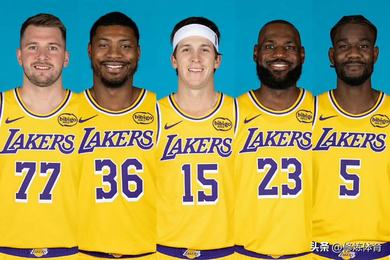 湖人队首发五虎基本都打过总决赛了：

1、詹姆斯——现役总决赛经验最丰富的球员，