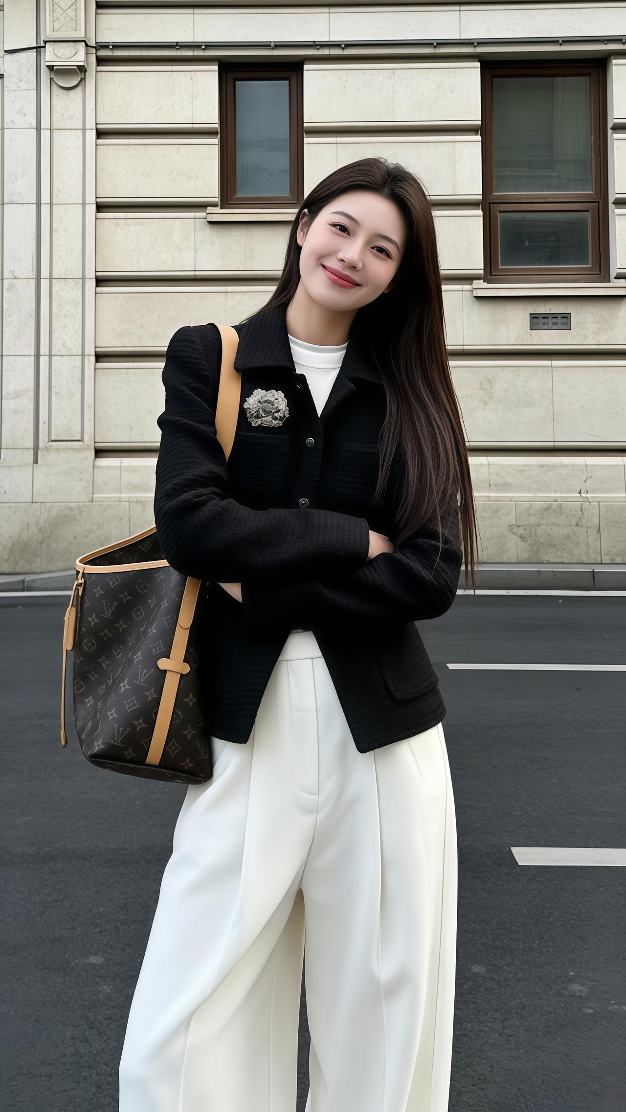 韩系穿搭 穿搭 春日穿搭 穿出你的chic风 今天穿什么