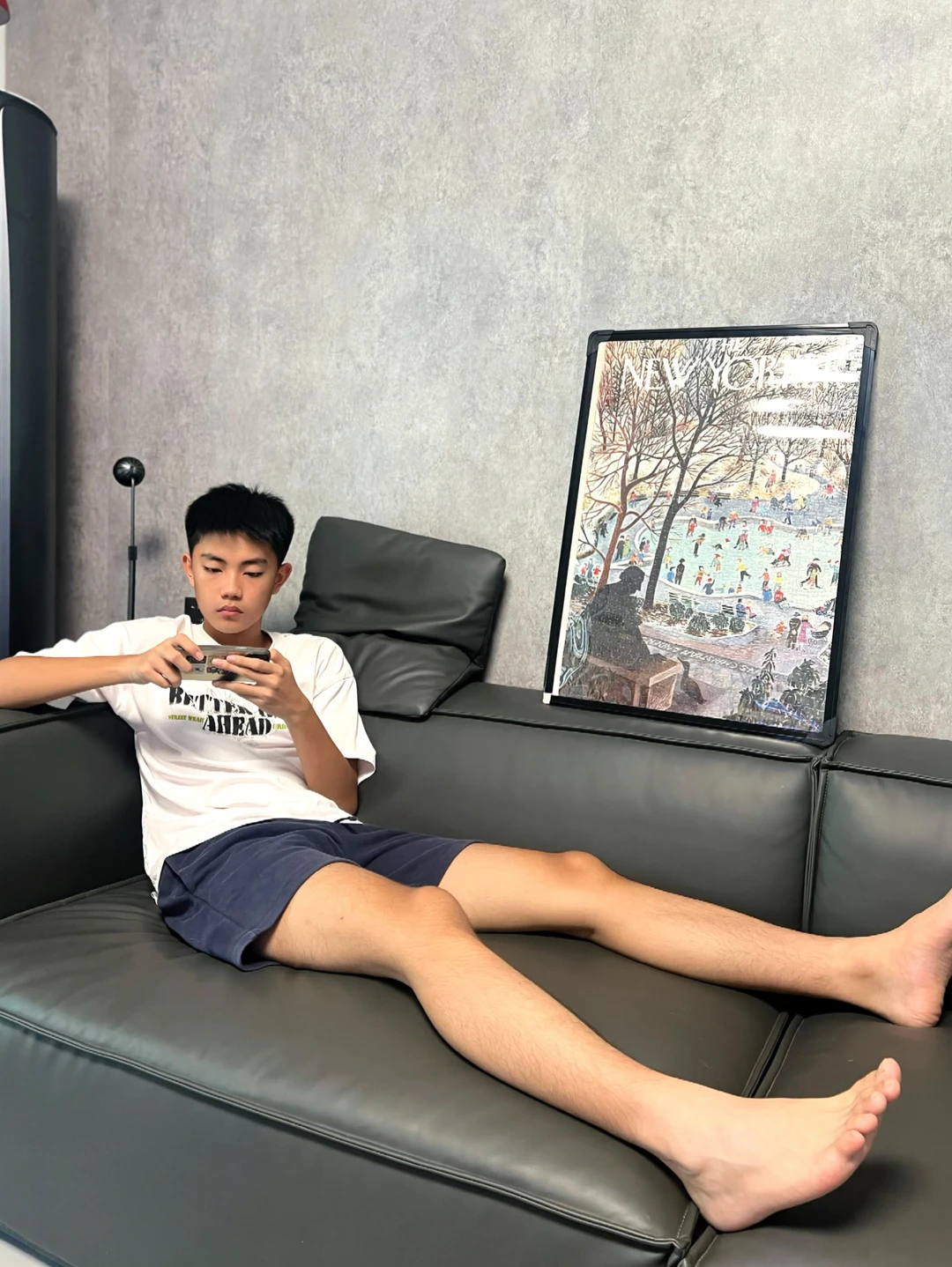 09年小孩哥，身高180+这大长腿比例绝了‼️