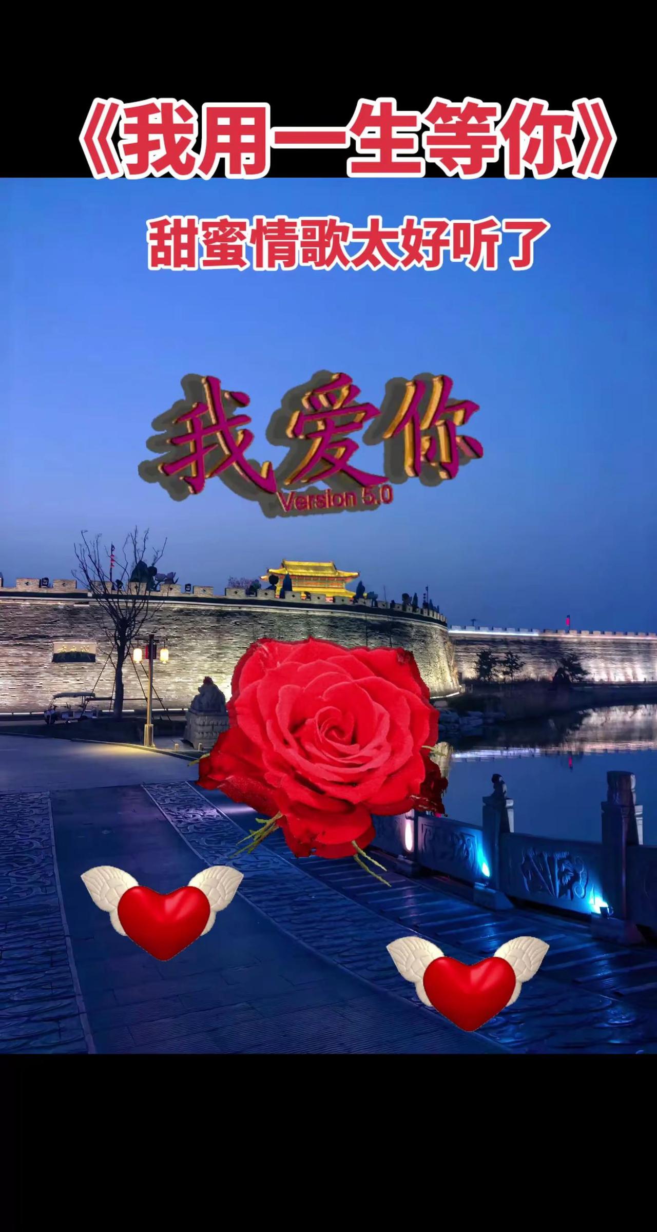 一首经典老歌送给大家，希望大家喜欢❤❤❤我用一生等你 热歌 原创视频 随拍