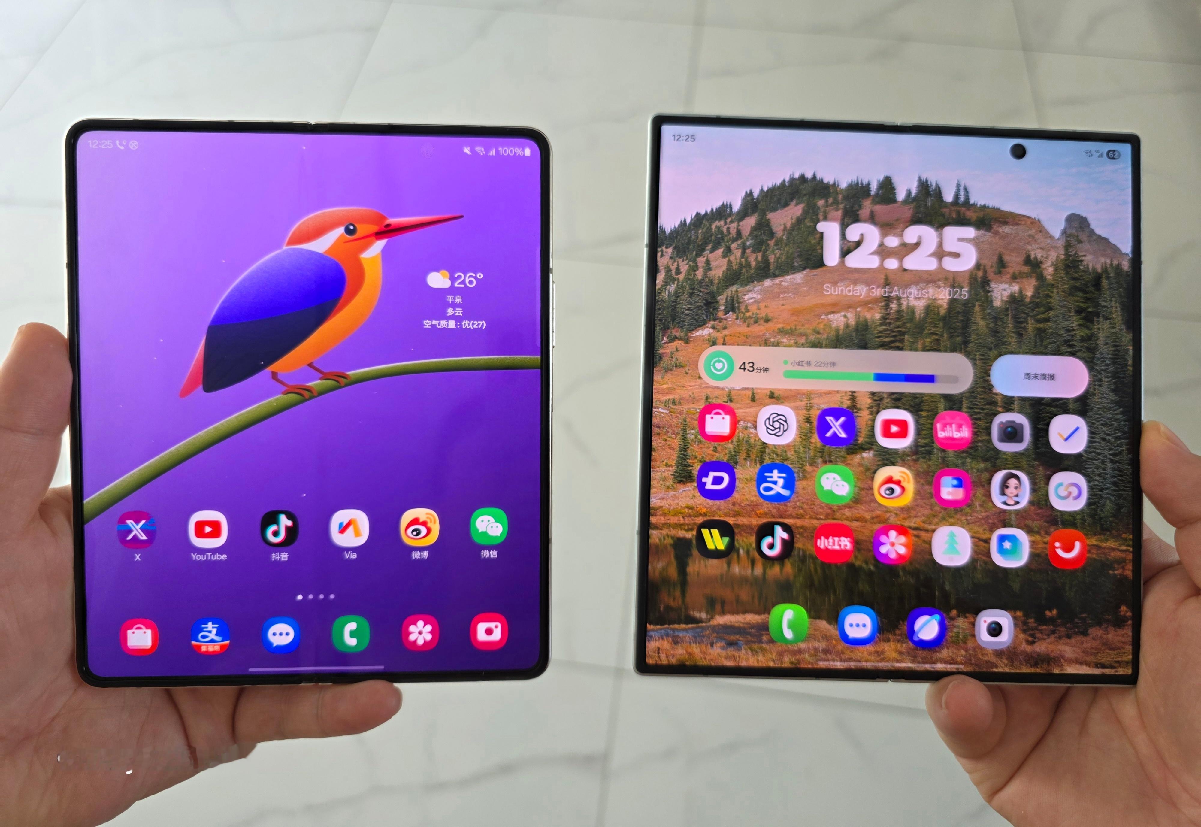 三星Galaxy z fold4 和fold7其实当年的内屏屏幕尺寸，现在依然很