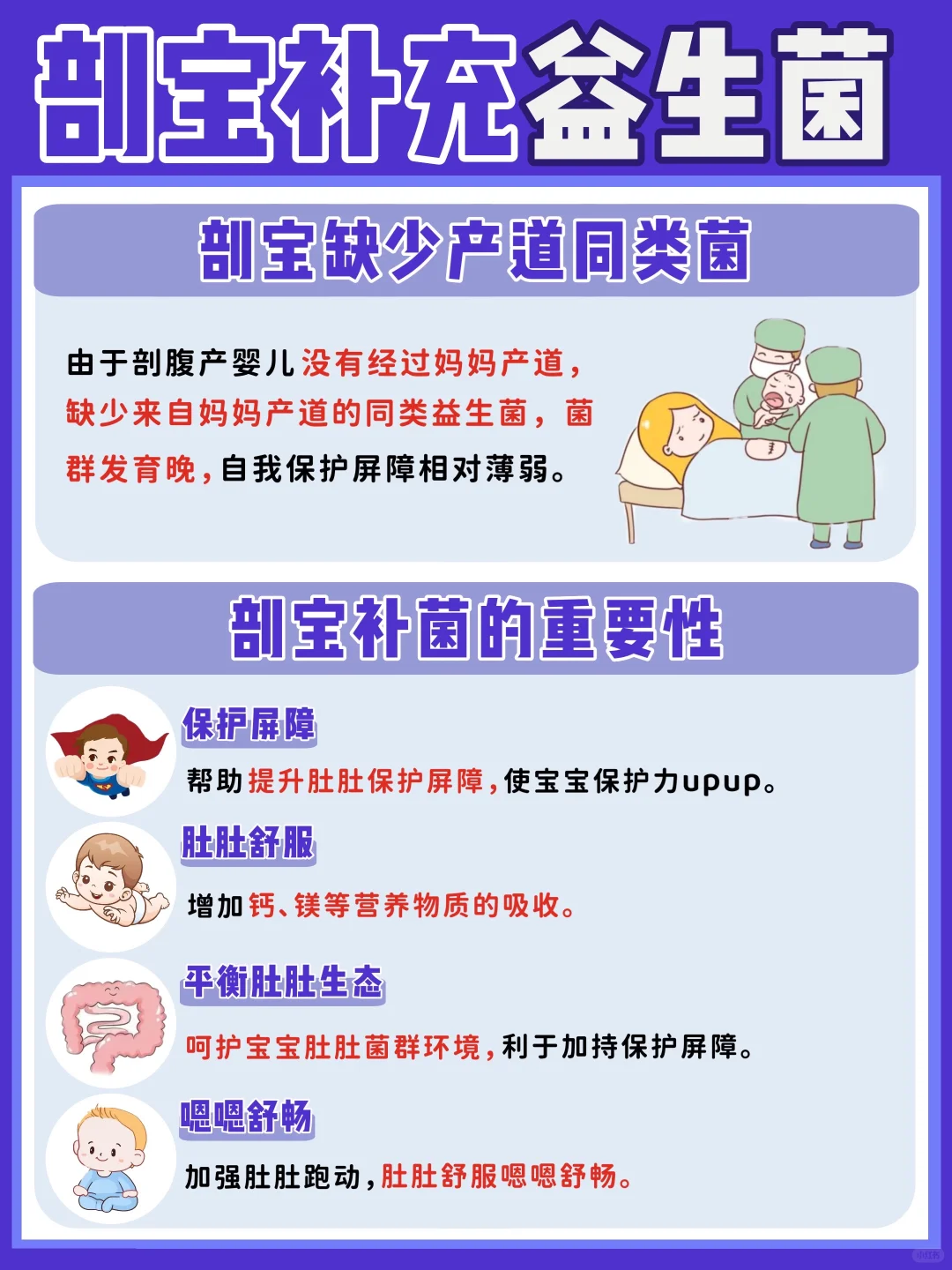 剖宝补充益生菌的重要性‖干货分享