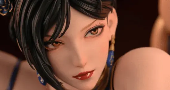 VideoArtGame发布春丽高端雕像：动态张力十足，写实与艺术完美融