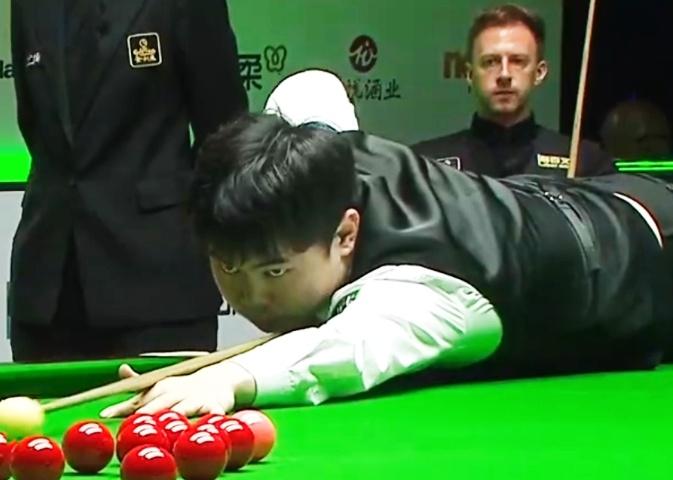 袁思俊单杆破百，5-2爆冷击败特鲁姆普，挺进世界大奖赛16强！
 
 
北京时间