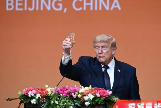 5月14日晚，中方设国宴欢迎美方，特朗普致辞令人眼前一亮

他说，美国人民和中国