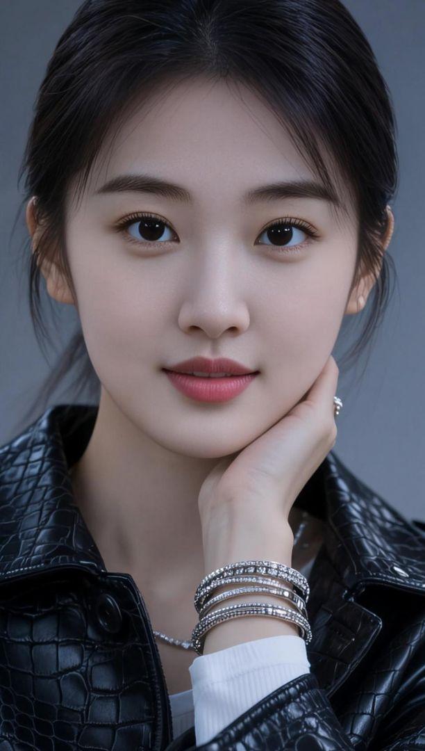 AI酷帅型男写真 抖音ai创作 黑色皮衣怎么搭配好看