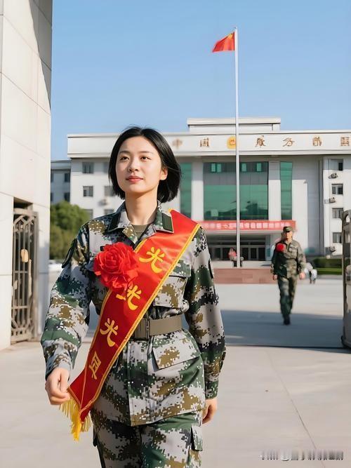 巾帼女兵：两年两立功，班长展锋芒

入伍两年多，女兵[姓名]书写别样精彩。训练场