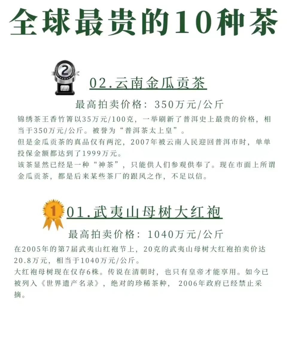 这些茶，一斤能抵一套房！！
 10.贵州都匀毛尖 66.6万元/公斤 
09.安