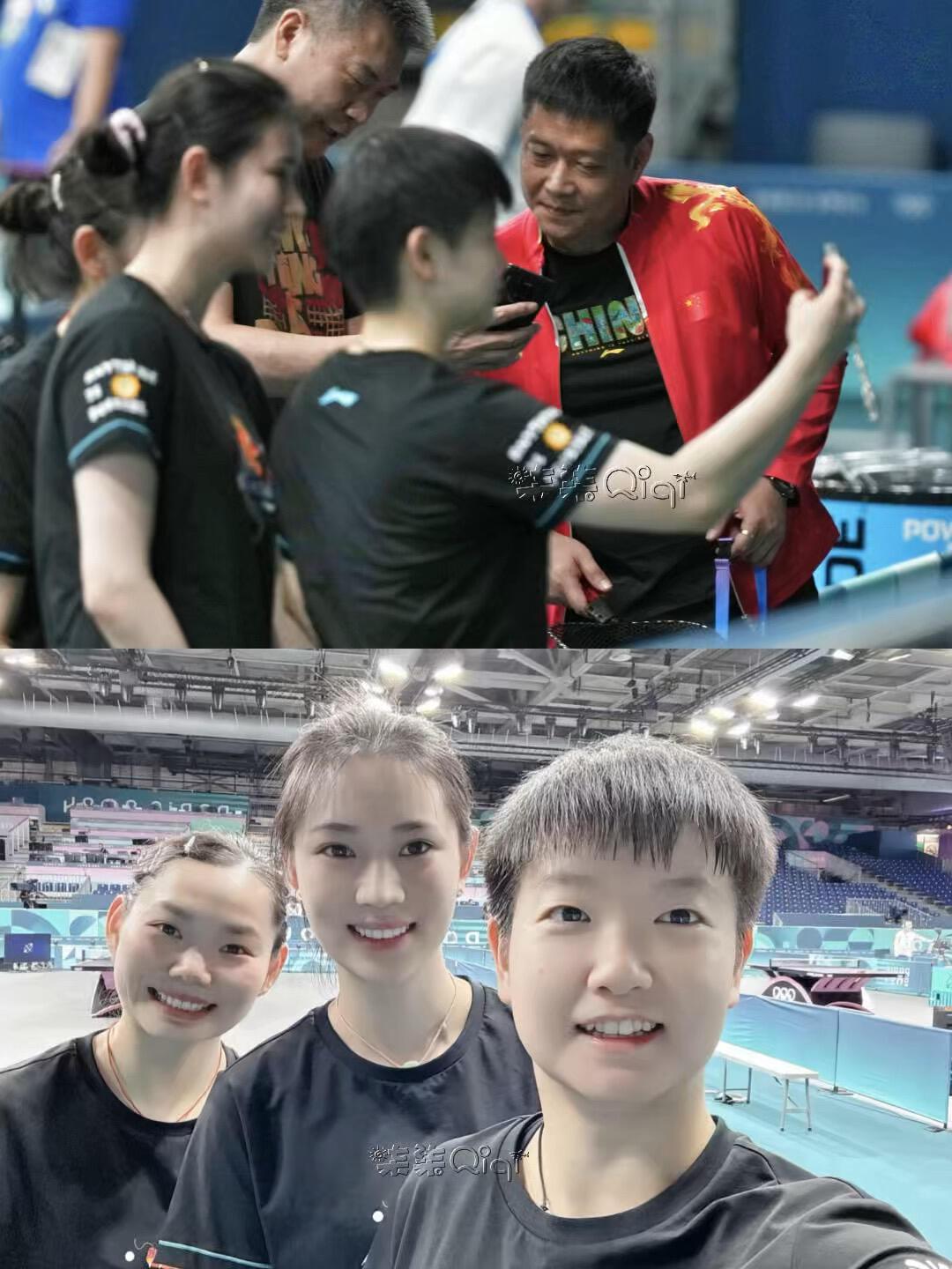 这张图终于看到了，小莎掌镜，这张照片真的好清新自然，三姐妹花！
王艺添姐妹放出来