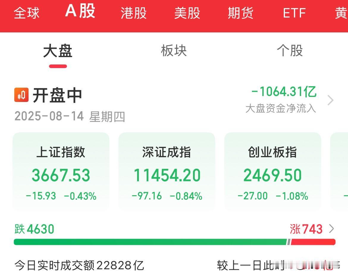 成交量再度破新高！2.3万亿元！内资疯狂卖出1000亿，三大指数全线调整

上证