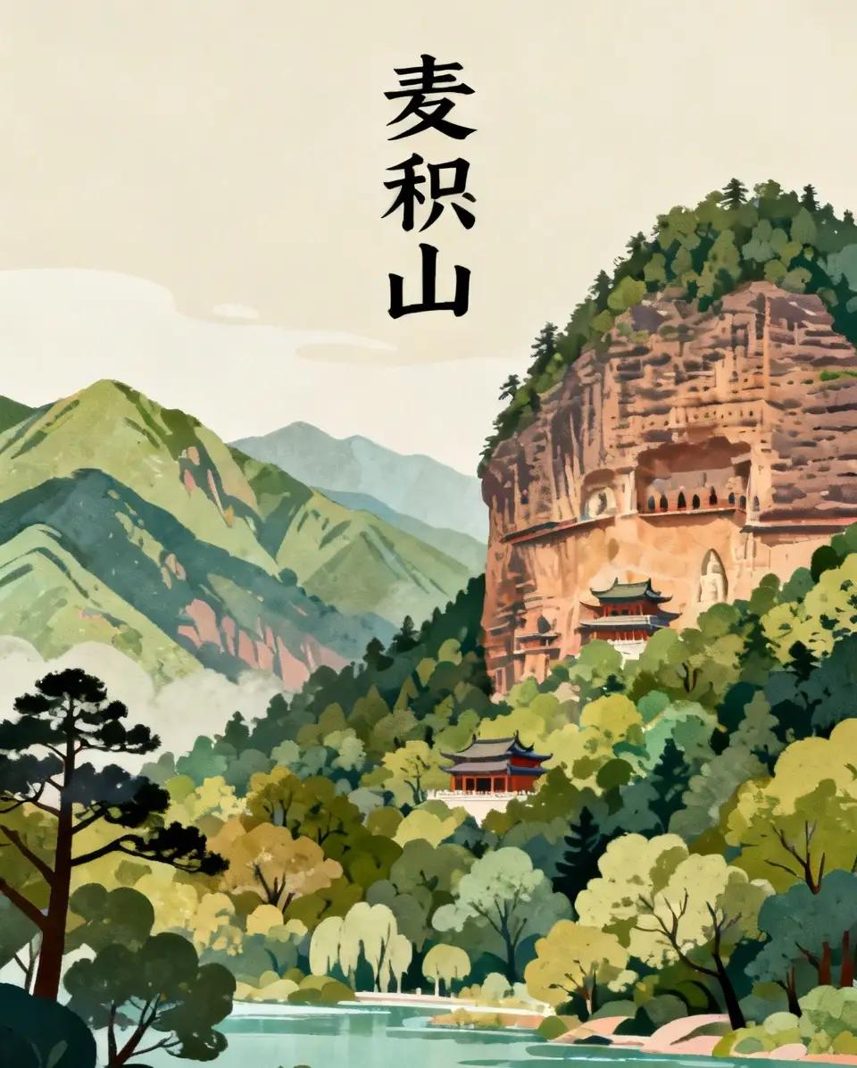 当年游麦积山
在电脑的文件夹中，发现我2019年游甘肃天水麦积山的照片和录像时，