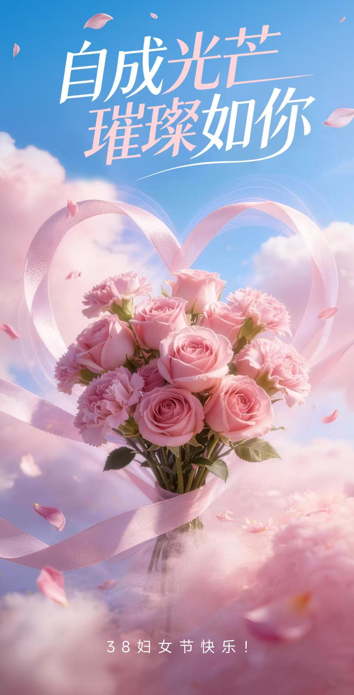 🔆   🇲 🇦 🇷 🇨 🇭 8  
三月八日，魅力绽放，美好正临  