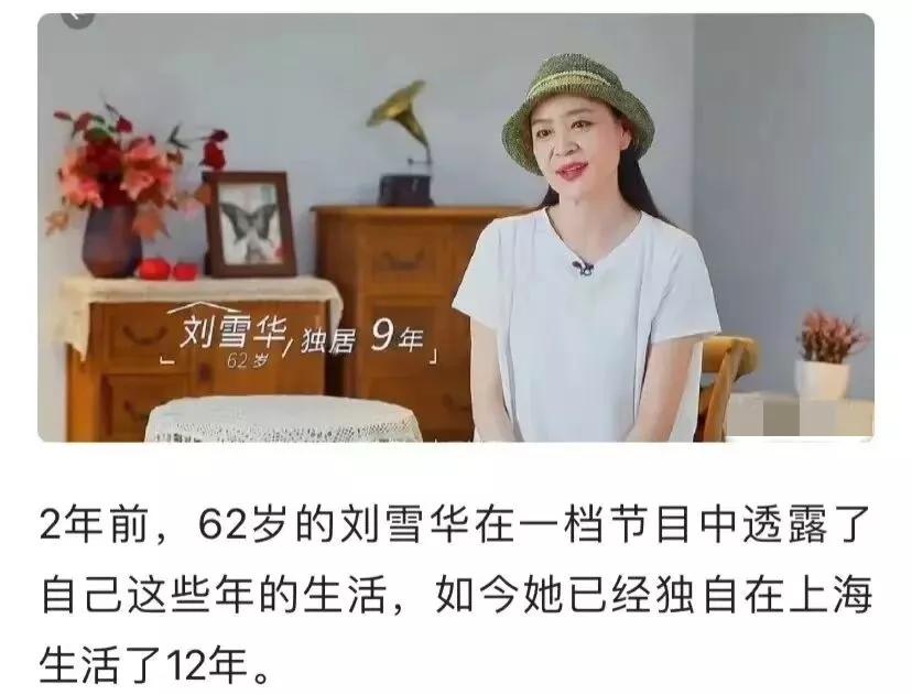 因为太害怕安静，24小时都开着电视。64岁仍然单身的女演员——刘雪华，无儿无女。
