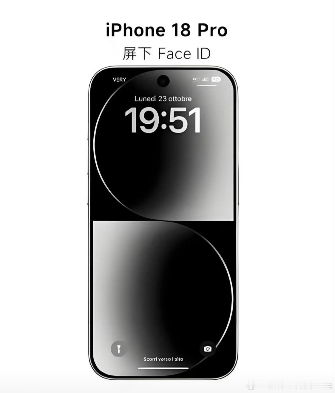 苹果即使屏下了FaceID ，为了自拍效果也不可能在下一代做屏下摄像头，留一个单