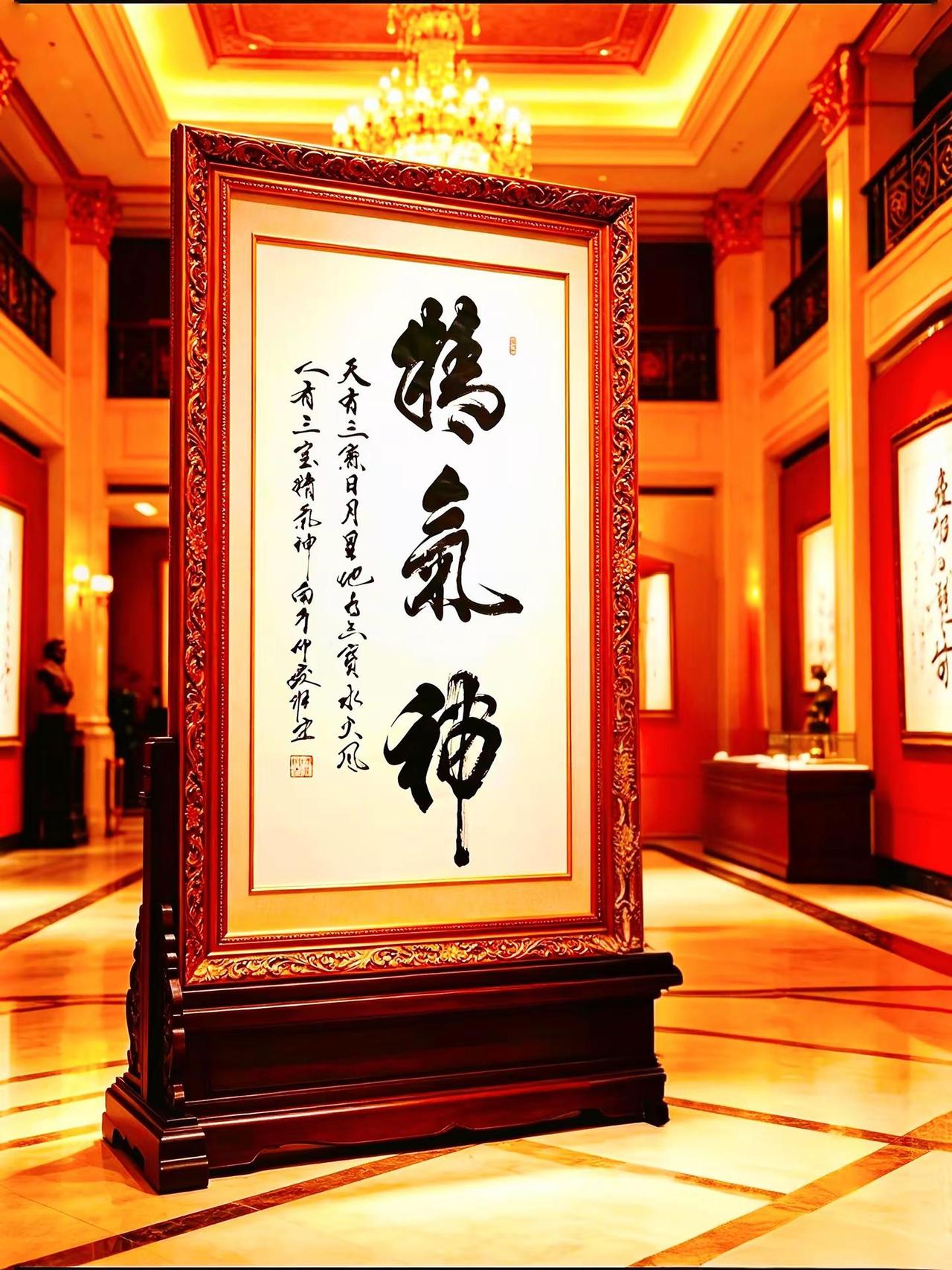 感受书画的意境之美 巨幅书法作品欣赏 书法艺术爱好者 书法艺术审美
