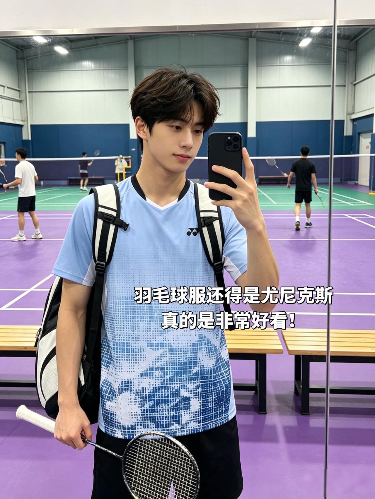 羽毛球服还得是尤尼克斯
真的是非常好看！