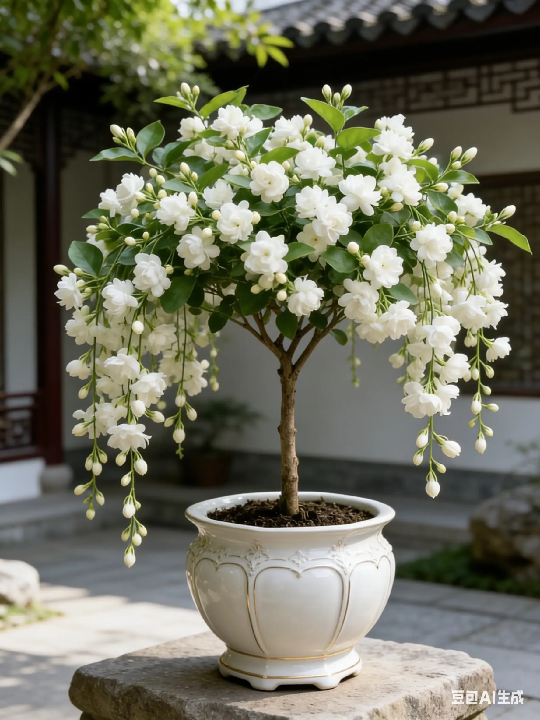 垂丝茉莉 家庭绿植 阳台绿植 提升幸福感好物