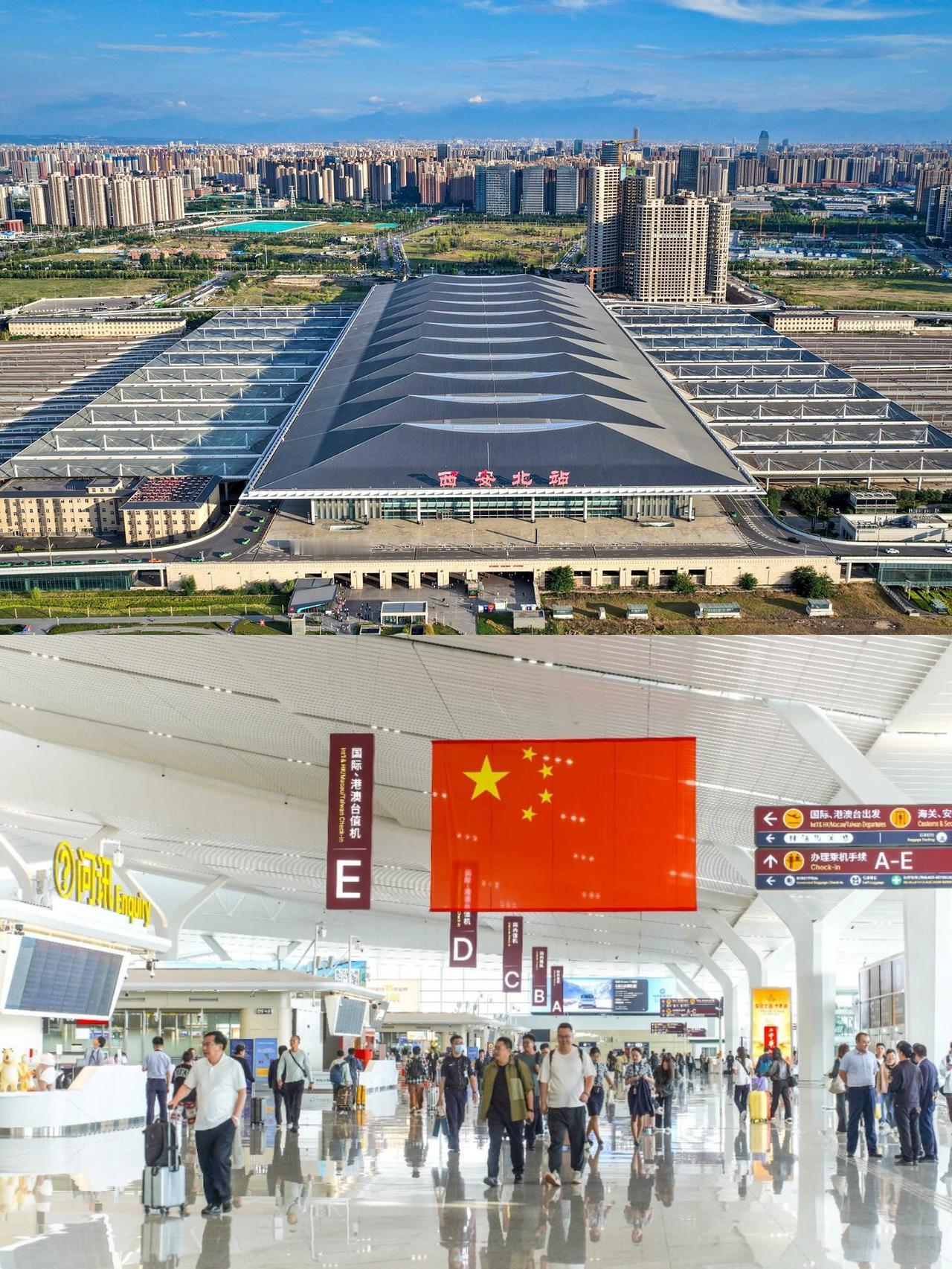 十一小长假首日，西安空铁交通枢纽客流量均创历史新高！其中，西安机场运送旅客16万