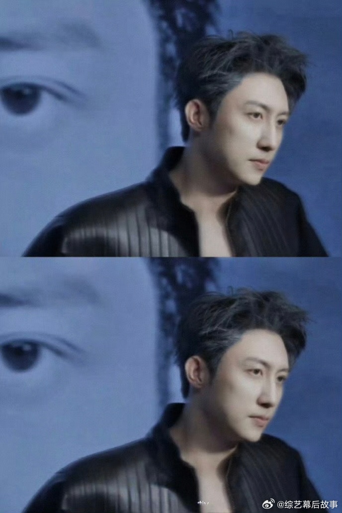 再次被黄景瑜银灰发惊艳，清冷帅气，越看越心动黄景瑜银灰发