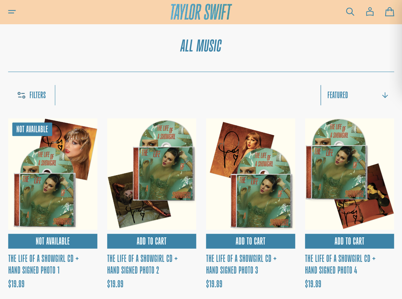 霉霉 Taylor Swift 美区官网返场The Life of a Show