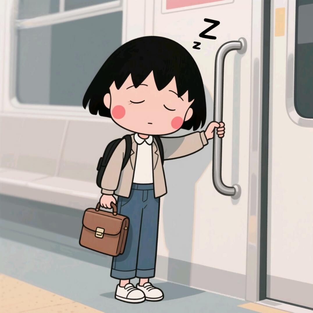 樱桃小丸子 很适合牛马人的头像 ​​​