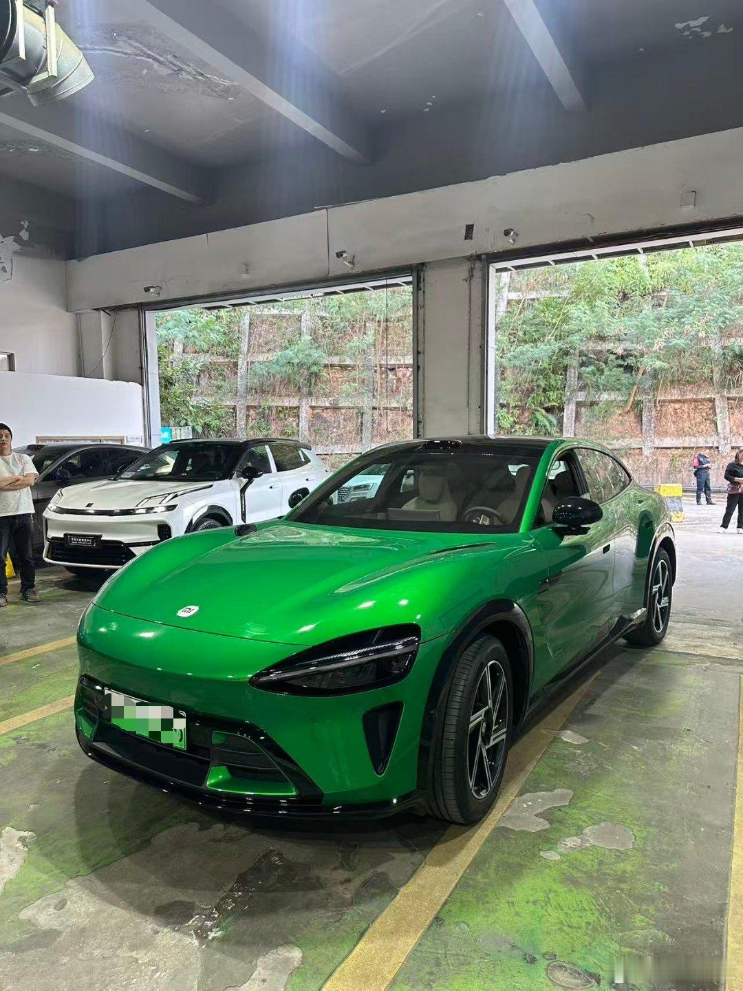 拿下第二台小米yu7   今年8月上牌 3000公里 原版原漆 宝石绿➕松石灰配