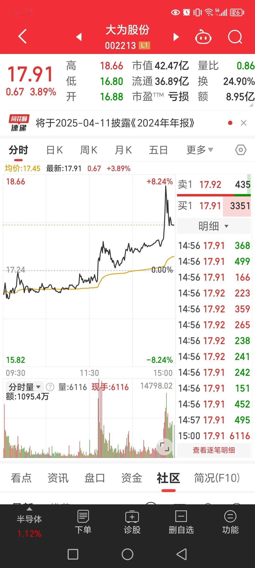 多个持仓的感觉确实比单吊一个要舒坦很多，我的这三个最近就是此起彼伏的。今天最强的