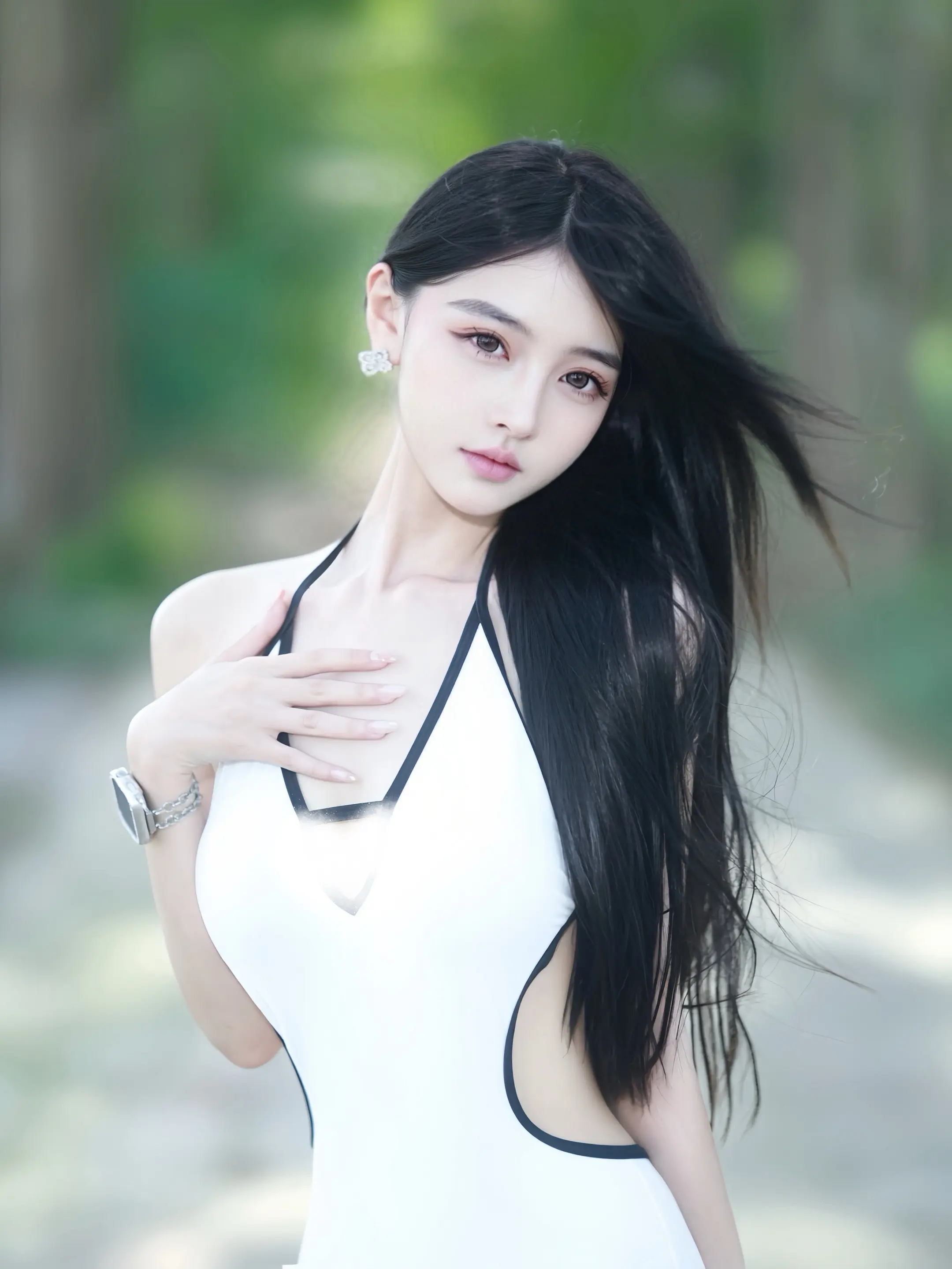 风经过林间，也经过这一刻