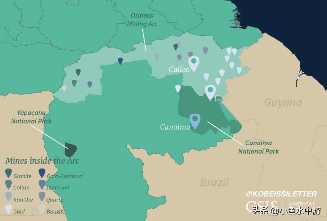 全球资源争夺战升级

别只盯着石油！一张地图揭开了委内瑞拉地下的“惊人宝藏”
