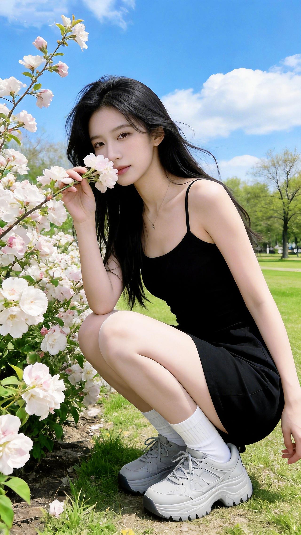 温柔有力量，独立有光芒。做自己，不止今天才闪耀。公园随手拍，舒服又出片。38富女