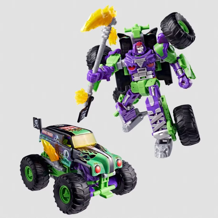 联动系列 Monster Jam 怪兽卡车 x 变形金刚 联名 新品官图初见：1