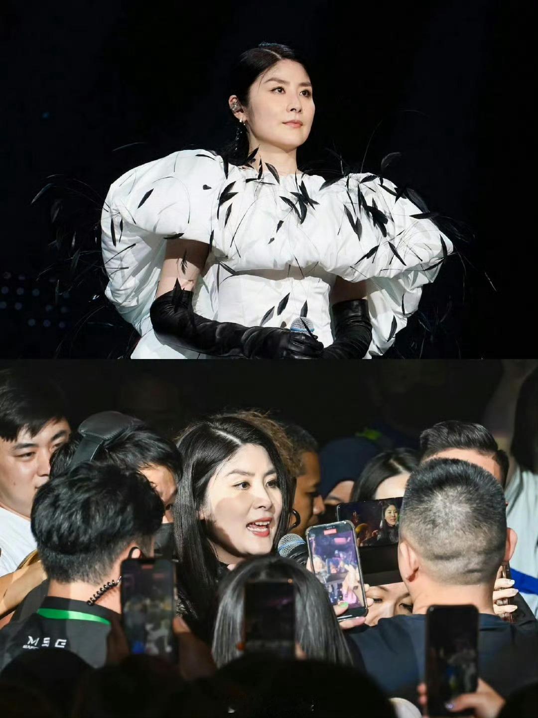 陈慧琳曾经可是女神啊，现在可能是老了现在整个脸都变了 