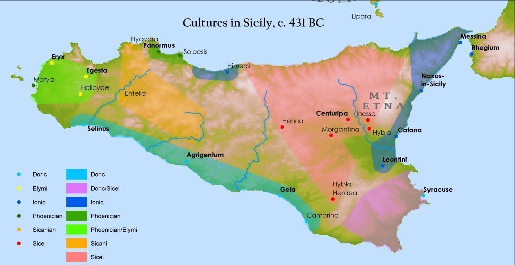 西西里岛的敘拉古（锡拉库萨，Συρακοῦσαι，意大利语Siracusa），公