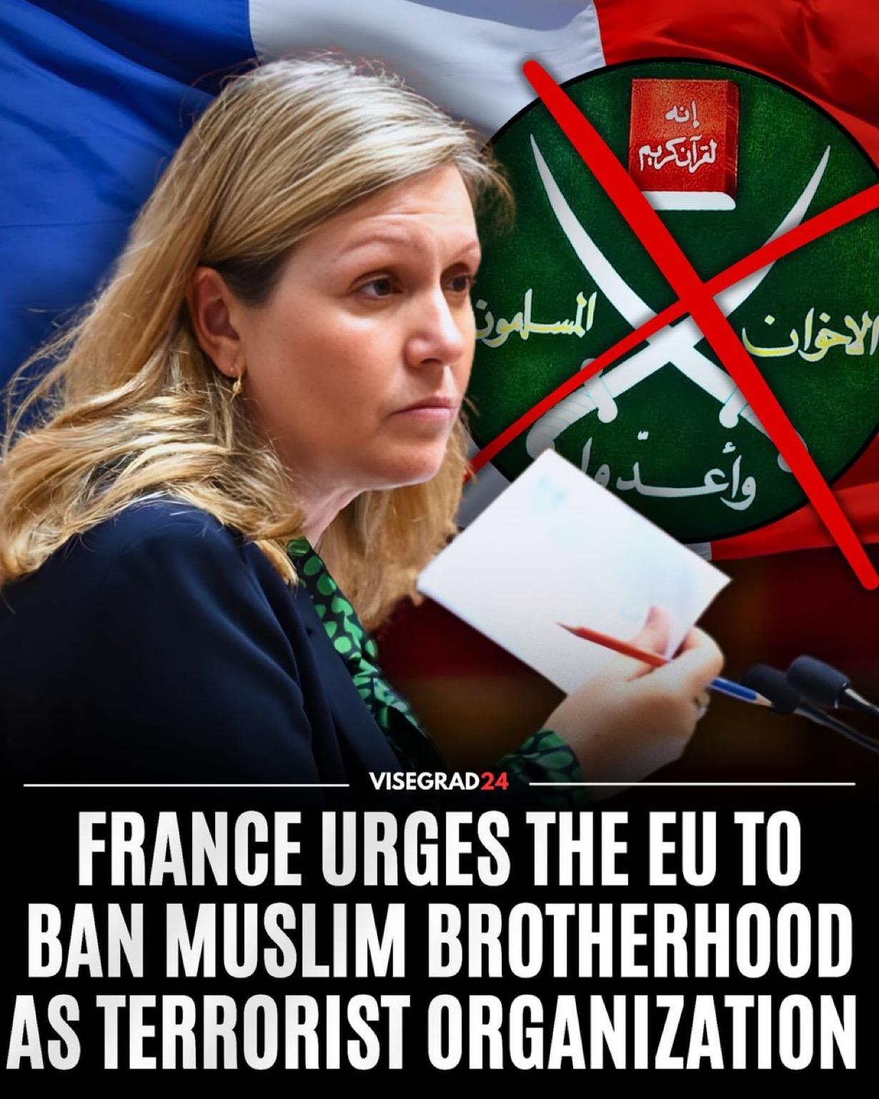 法国国民议会通过了旨在将穆斯林兄弟会列入欧洲恐怖组织名单的欧洲决议提案。