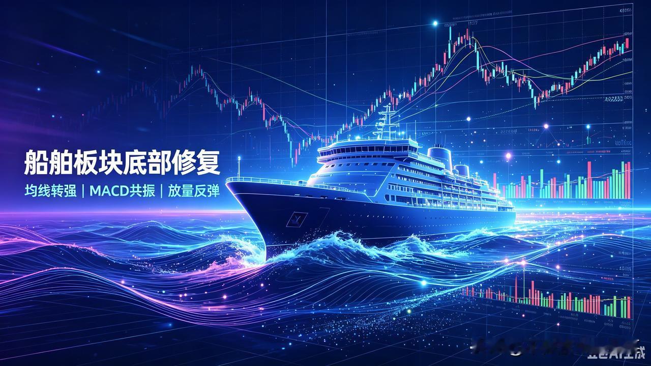 沉寂许久的船舶板块迎来反弹！多重指标共振，底部形态逐步形成
 
任何赛道都会迎