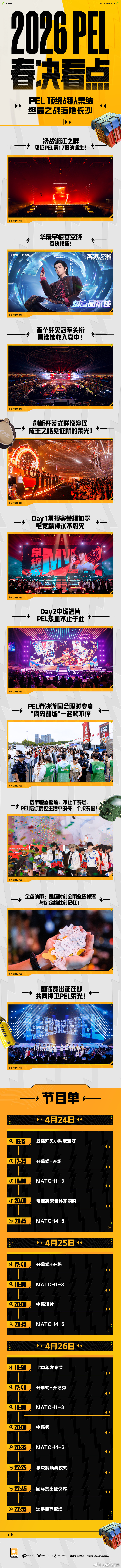 2026PEL春决看点华晨宇将空降PEL春决现场双重快乐直接焊死在长沙啦🎆PE