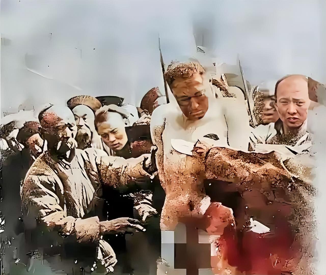 1855年，太平天国北伐主帅林凤祥在北平菜市口英勇就义。面对凌迟酷刑，他袒露胸膛