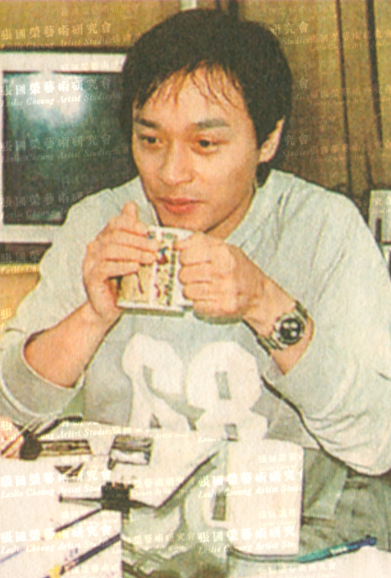 2001年9月，张国荣 。 
